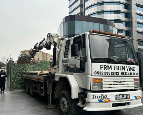 15 Tonlık Kamyon Üstü Vinç