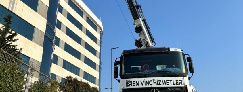 Bostancı Kiralık Kamyon Üstü Vinç