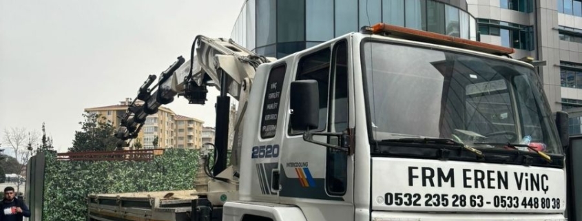 Sultanbeyli Kamyon Üstü Vinç Kiralama