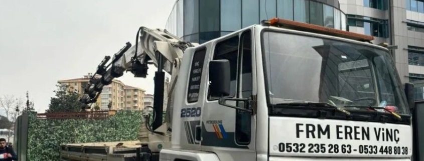 Erenköy Kiralık Kamyon Üstü Vinç